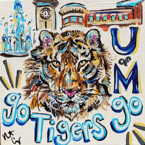 Pop Art College Mascot Prints By Natalie Cooper