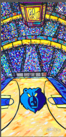 #8 Roaring With The Grizz Print David Lynch