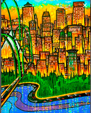 #53 Memphis Sunrise Print David Lynch