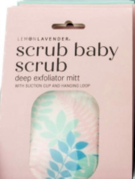 Lemon Lavender Exfoliator Mitt “Scrub Baby Scrub”