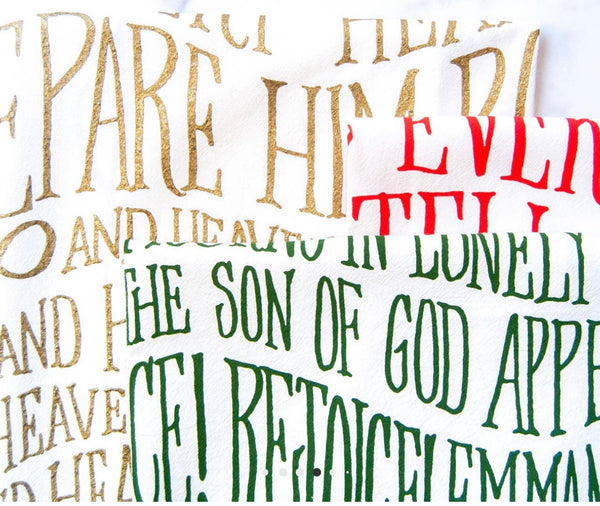 Hymn Tea Towels Ast