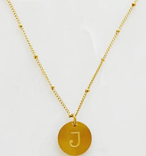 Singular Charm Initial Necklace