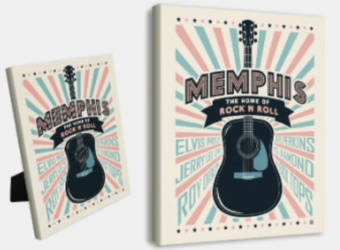 Canvas Rock N Roll Spirit of Memphis