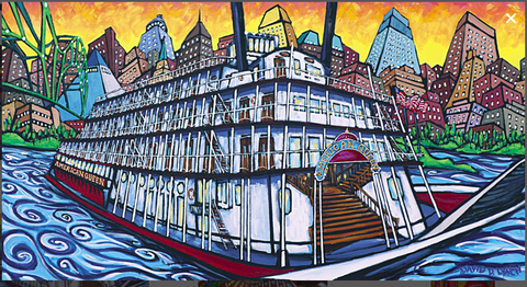 #39 The American Queen Print David Lynch