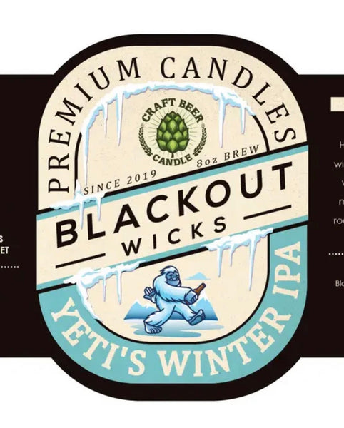 Recycled Beer Bottle Candle Vanilla Bean Stout