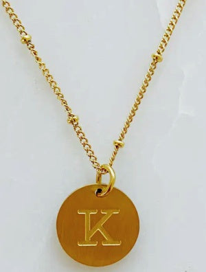 Singular Charm Initial Necklace