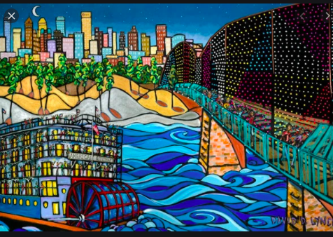 #2 Big River Crossing Print David Lynch