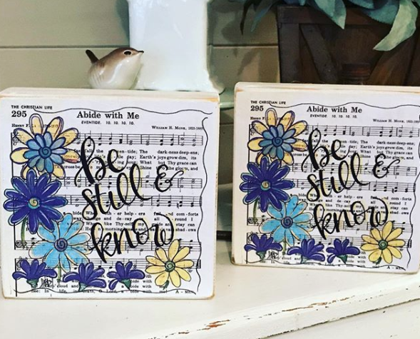 Be Still & Know Canvas Block