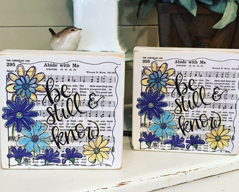 Be Still & Know Canvas Block