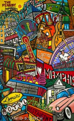 #69 Memphis Bucket List #1 Vertical Print David Lynch