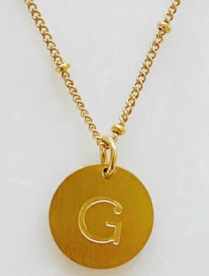 Singular Charm Initial Necklace