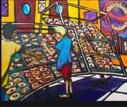 #114 Gibsons Donuts Print David Lynch