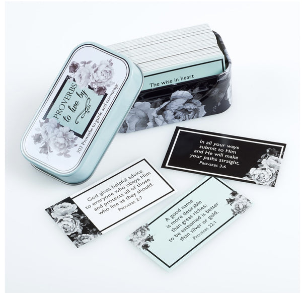 Proverbs to Live By Decorative Tin