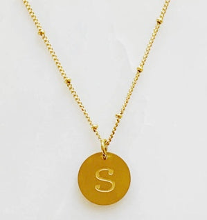 Singular Charm Initial Necklace