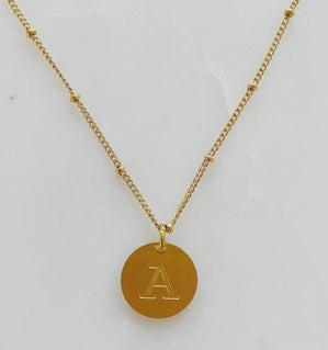 Singular Charm Initial Necklace