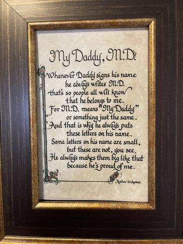 "My Daddy MD"