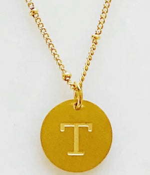 Singular Charm Initial Necklace