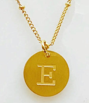 Singular Charm Initial Necklace