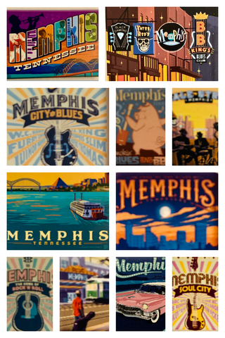 Postcard Memphis Ast Spirit of Memphis