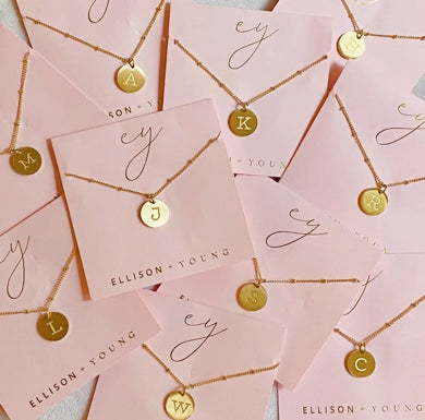 Singular Charm Initial Necklace