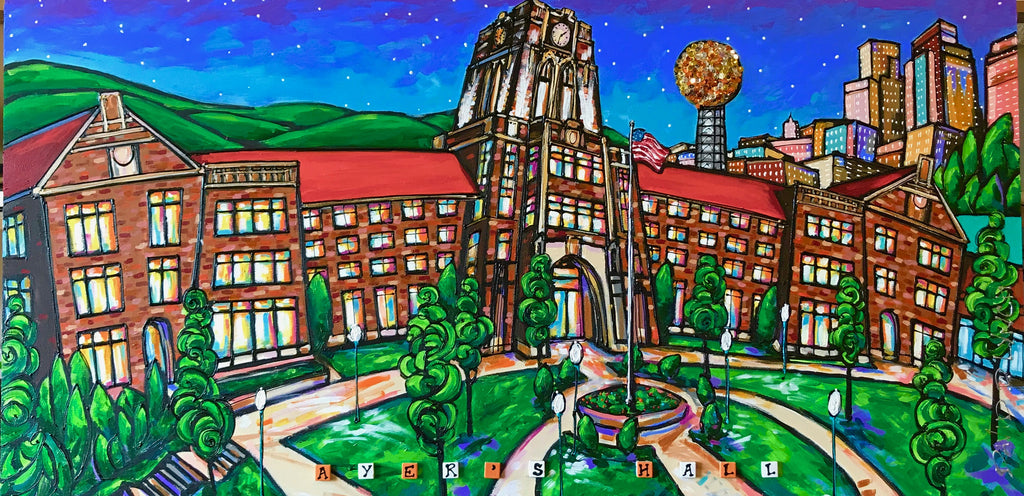 #79 Ayers Hall Sewanee Print David Lynch