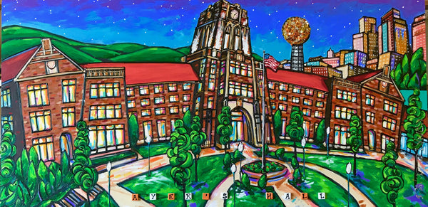 #79 Ayers Hall Sewanee Print David Lynch