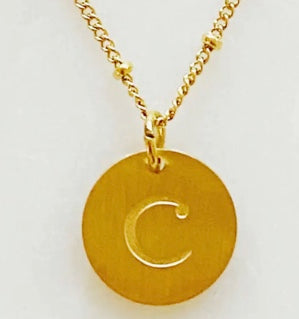 Singular Charm Initial Necklace