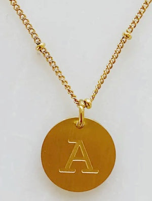 Singular Charm Initial Necklace