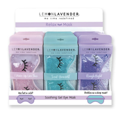 Lemon Lavender Relax Gel Eye Mask