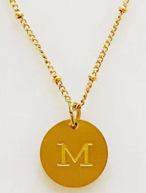 Singular Charm Initial Necklace
