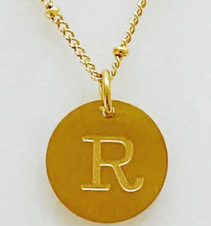 Singular Charm Initial Necklace