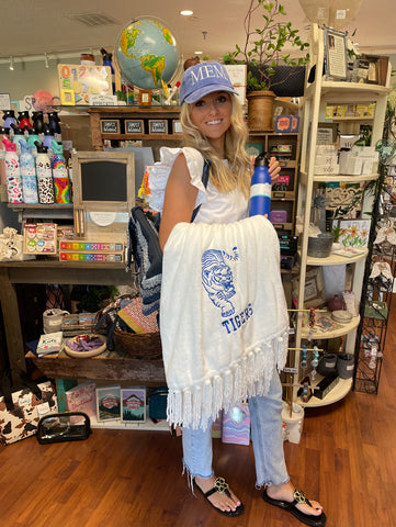 College Blanket U of M Memphis Tigers