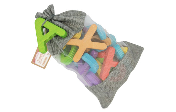 Jumbo Alphabet Blocks in Carry Bag