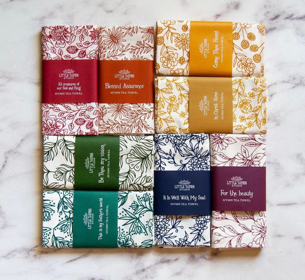 Hymn Tea Towels Ast