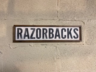 City Sign Razorbacks