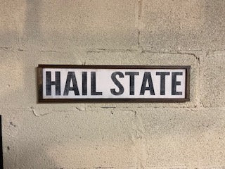 City Sign HAIL STATE