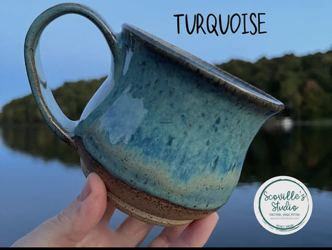 Ceramic Coffee Mug Turquoise