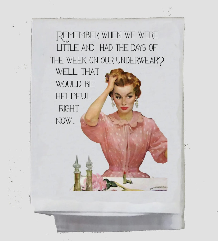 I Don't Always Think Before I Speak Tea Towel