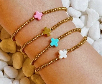 So Very Blessed Cross Stretch Bracelet