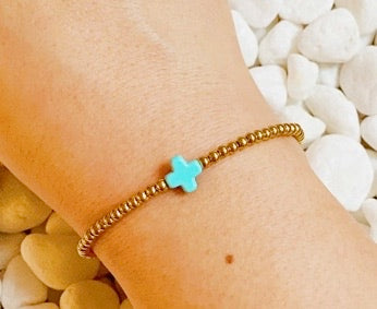 So Very Blessed Cross Stretch Bracelet
