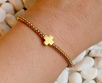 So Very Blessed Cross Stretch Bracelet