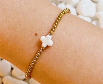 So Very Blessed Cross Stretch Bracelet