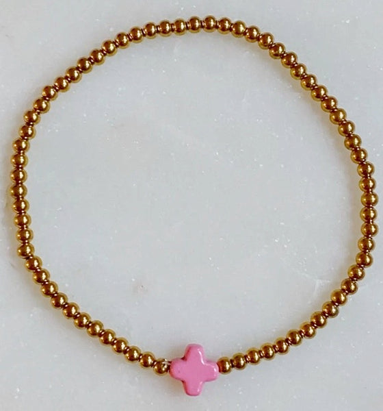 So Very Blessed Cross Stretch Bracelet
