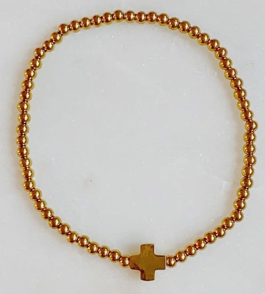 So Very Blessed Cross Stretch Bracelet