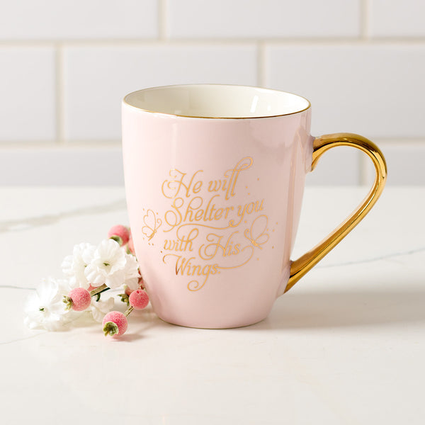 Ceramic Mug Pink Shelter you