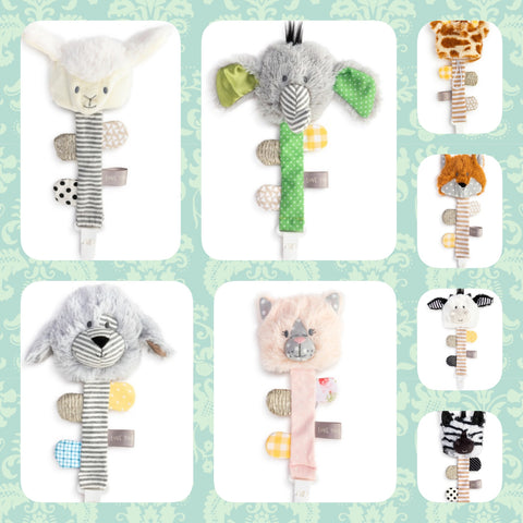 Paci Pocket Pal Clips Animal Styles Ast