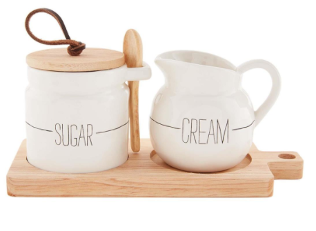 Sugar Bowl and Cream Pitcher Set