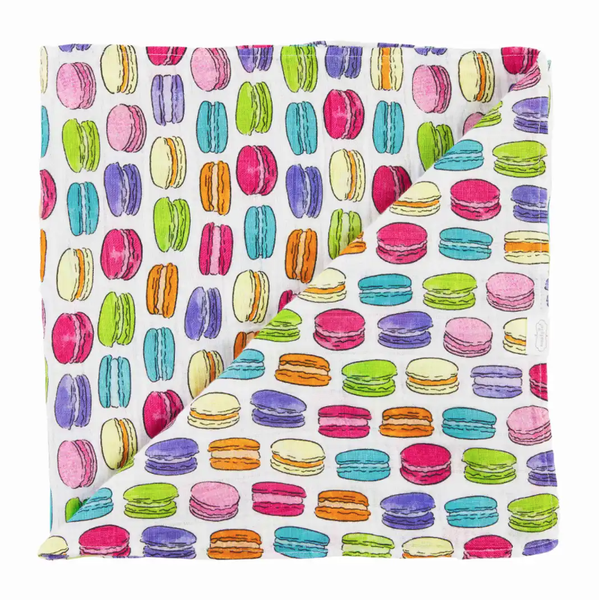 Macaron Muslin Swaddle Blanket