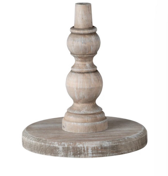 Wood Stand Pedestal Base For Toppers