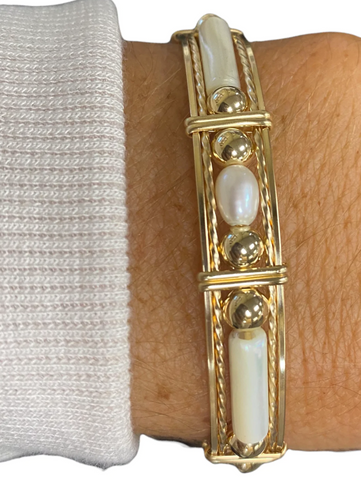 Color Your World Mother of Pearl Ronaldo Bracelet